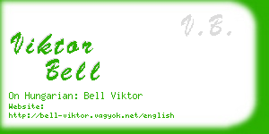 viktor bell business card